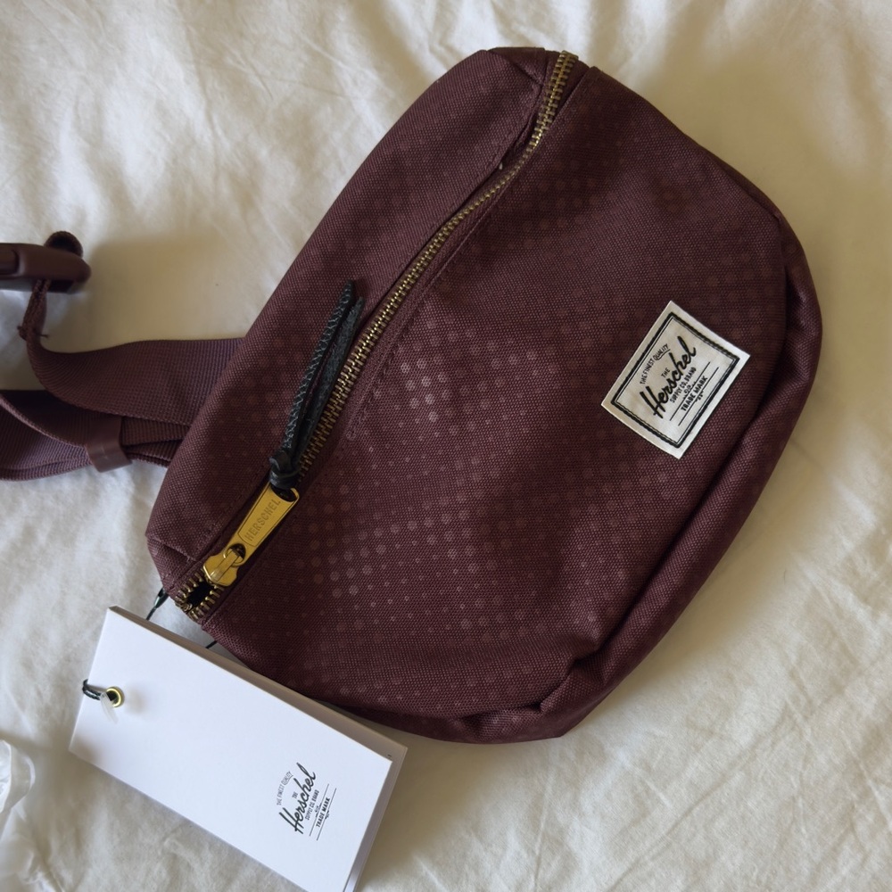 Herschel Supply Company Burgundy Crossbody Bag